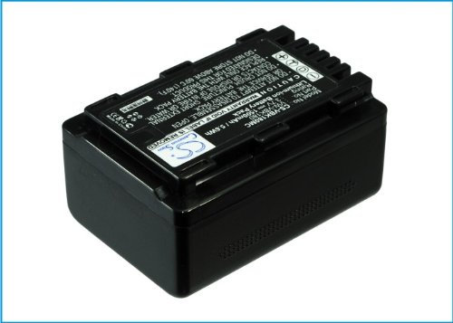 Battery for Panasonic SDR-S50 Li-ion 3.7V 1500mAh - VW-VBK180, VW-VBK180-K, VW-VBK180E-K