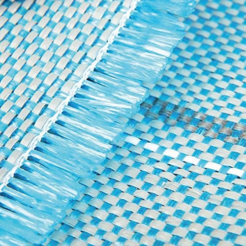 Vorzeltteppich viele Größen - Zelt Teppich, Zeltunterlage Campingteppich - (250x500cm / Hellblau) - für Outdoor, Anti Rutsch als Gras und Rasenschutz