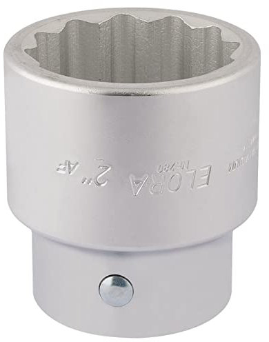 Draper 780 Square Drive Elora Bi-Hexagon Socket, Blue, 2-Inch