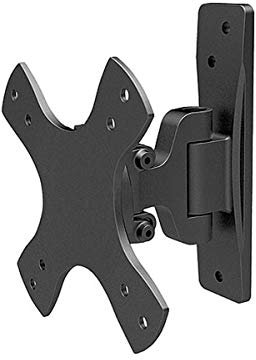 Monoprice 108095 Soporte de Pared Giratorio y inclinable Ajustable de 2 vías de 13 a 23 Pulgadas, Color Negro