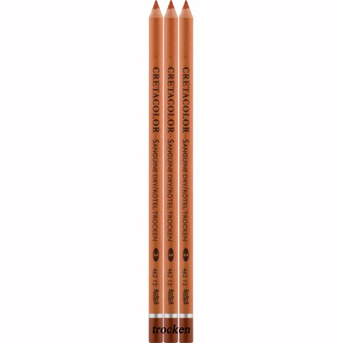 3PK SANGUINE PNCL Cretacolor Pencil 3pk Sanguine