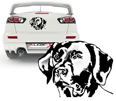 Labrador Hundesticker für Wand oder Auto Aufkleber Hunde Tattoo | KB232