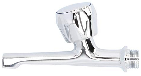 WOLFPACK Grifo Fregadero Cromo Volante Metal 4040570 Wasserhahn Spülbecken 12 cm-1/2 Zoll Chrom Lenkrad Metall, Cranberry