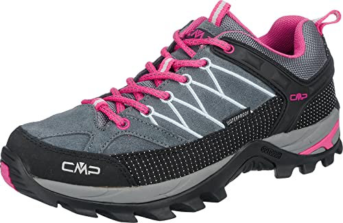 CMP Damen Rigel Low Wmn Schoenen Wp Trekking Wanderhalbschuhe, Grau Grey Fuxia Ice 103q, 39 EU