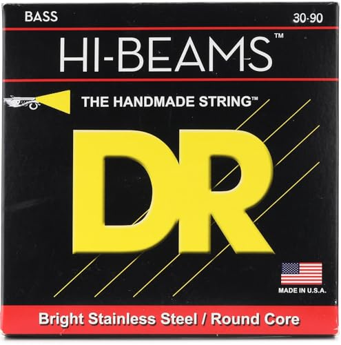 DR B HIBE XLR-30 Hi-Beam Extra Lite Saite | Round Core, Edelstahl, Brillanter Klang, Viel Sustain, Made in USA