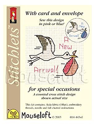 Mouseloft Cross Stitchlet Occasions Card Series - A New Arrival