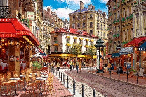 1000 Teile Puzzle yang Zugriffe Paris cafe (50x75cm)