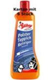 Teppichreiniger Poliboy Polster Teppich Reiniger 6 Stück je 500 ml Ergiebiger Schaumreiniger zur sanften Fleckentfernung