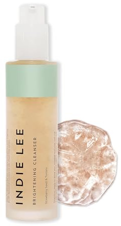 Indie Lee Brightening Face Cleanser - Exfoliating Face Wash + Makeup Remover Face Wash Gel with Vitamin C + Antioxidants to Help Visibly Brighten, Firm + Protect Skin (4oz / 125ml)