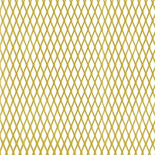 Alberts 467289 Streckmetallblech | Aluminium | Aluminium, goldfarbig eloxiert | 600 x 1000 x 1,6 mm