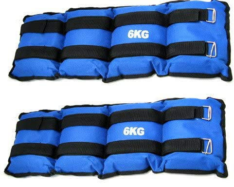 YUDU Tragbares Gewicht Classic, Nylon, blau, 6 kg, Klettverschluss, Krafttraining