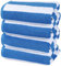 Utopia Towels - Große Strandtücher Cabana-Streifen (76 x 152 cm) - 100% gesponnene Baumwolle, weich und saugfähige Handtücher (4er-Pack, Blau)