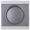 Kopp 800350084 Malta Dimmer mit Druck Wechsel (Phasenabschnitt) RC325VA Silber-anthrazit