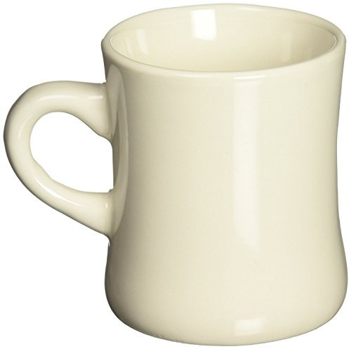 Funny Guy Mugs Diner Kaffeetasse, Keramik, 284 ml, cremefarben