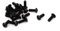 sourcing map #4-40 x 5/16 UNC Legierung Stahl Buchse Knopf Kopf Maschine Schrauben schwarz 20stk de de