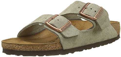 Birkenstock 051463 Arizona taupe, Suede Leather Homme Taupe EU 35