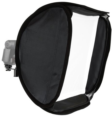Mobile Softbox 40x40 für Systemblitze