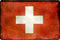 WOGEKA ART Retro Blechschild - National Flagge Fahne Schweiz Swiss - witziger Spruch als Geschenk-Idee zum Geburtstag Weihnachten zur Dekoration 20x30 cm Vintage-Design Metall 1445