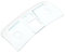 Beko C00201014 Creda Electra Eurotech Washing Machine Accessory/Doors/Hotpoint Washing Machine White Door Latch Cover