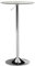 Flash Furniture Glastisch, rund, höhenverstellbar, 69,9 cm (Verstellbarer Bereich 84,9 cm – 104,4 cm)
