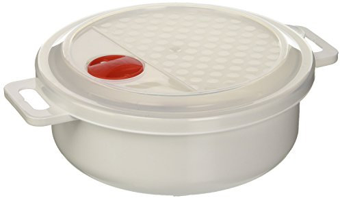 Heidrun 1903 Casseruola Microonde, 19 cm, 1.5 lt, Bianco