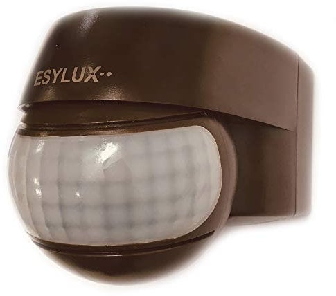 ESYLUX Bewegungsmelder MD 200 braun 200 Grad MD Bewegungsmelder komplett 4015120025327