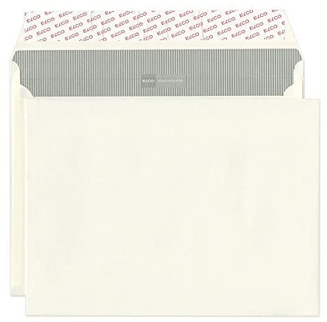 Elco 48698 Documento Box mit Deckel und 200 Briefumschläge/Versandtasche, Haftklebeverschluss, C4, 120g, braun Kraft, Fenster: nein, C4 (324x229mm) für Papierformat A4 mit umlaufender 20mm Seitenfalte