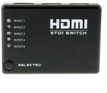 5 porte HDMI Switch switcher Selector splitter Hub + telecomando 1080p per HDTV PS3
