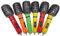 6pcs Inflatable Microphone Party Accessories 25cm 10 Multi Colours