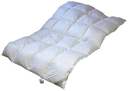 Betten Hofmann 8 cm Hochsteg Daunenbett Kassette 4x6 135x200 cm, 1250 Gramm Daunen, Winterbett extra warm Bettdecke, Winter-Daunendecke, Naturprodukt,