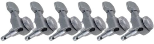 Fender 099-0818-000 Locking Stratocaster®/Telecaster® Tuning Machines, Brushed Chrome (6)