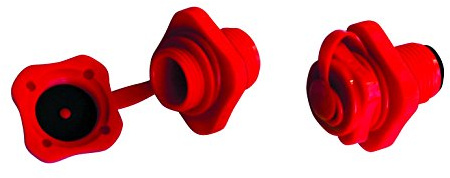 Airhead Boston Valve, Red, One Size (AHBV-2), 2 Count (Pack of 1)