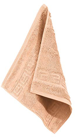 Cawö Seiftuch 1001 Noblesse Walk-Frottier lachs Größe 30x30 cm