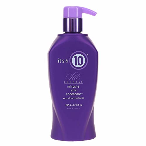 It's a 10 Haircare - Miracle Express Silk Shampoo, for Smooth and Shiny Hair, Daily Use, Natural Ingredients, 295ml, Unisex