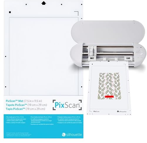 Silhouette 8 7/8 x 14 7/8-Inch PixScan Mat, White