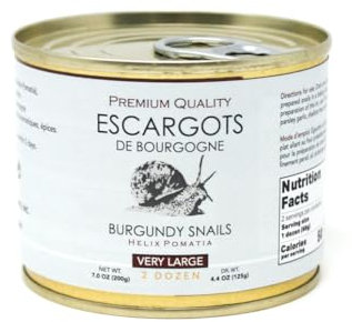 Weinbergschnecken aus Burgund, 200g, 2 Dutzend, Escargots de Bourgogne