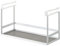 YAMAZAKI Home Estante para especias y organizador para armarios de cocina, tamaño único, color blanco