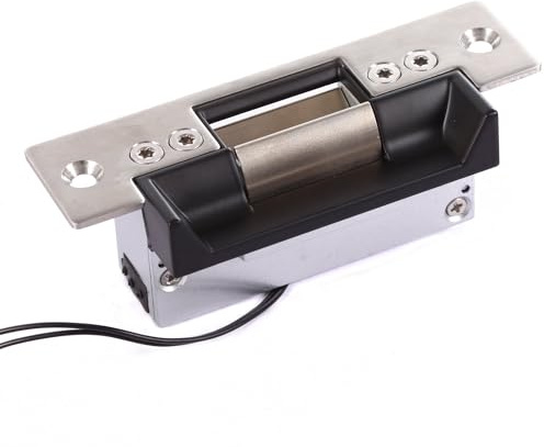 UHPPOTE ANSI Electric Door Strike Lock Lactch, Fail Safe, Heavy Duty 12VDC | NC Mode for Access Control Wooden Metal Doors
