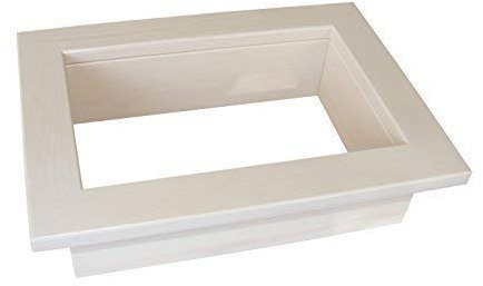 Tischlerei Stephani Erzgebirge Kastenrahmen Dekorahmen Holzrahmen, Größe:Weiß 240 x 330 mm