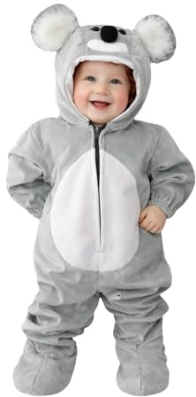 Ikumaal Koala-Bär Kostüm, J42 68-134, Baby Babies Klein-Kind Kinder-, Koalas Koala-Bären Kostüm-e Fasching Karneval Karnevalskostüm-e Faschingskostüm-e