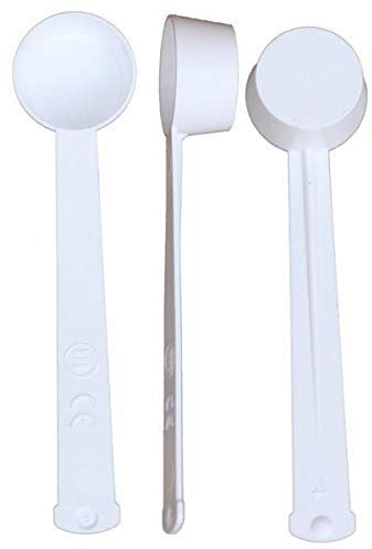 10 Stk. Dosier/Messlöffel 1 ml CE-Kennzeichnung weiss