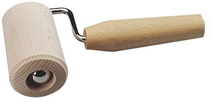 Kesper Backblechausroller, Teigroller, aus Buchenholz, Maße der Walze: 72 mm, konisch, aus Buchenholz