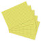 Herlitz 10901445 Karteikarte A6, kariert, gelb, 100 Stück