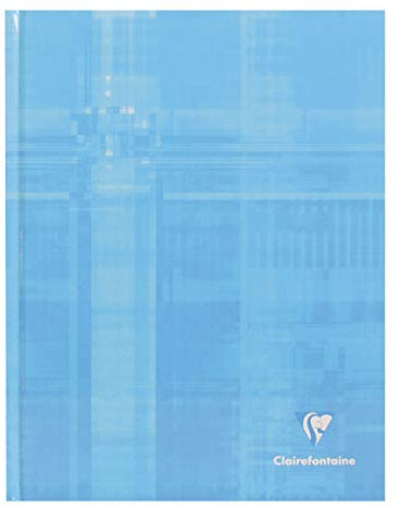 Clairefontaine 9842C - Kladde 17 x 22cm, 96 Blatt, kariert, 1 Stück, farbig sortiert