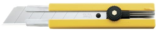Olfa 857226 - Cutter H-1, 25 mm, con vite di fissaggio