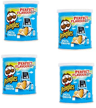 Pringles Salt & Vinegar Pop & Go 40g (Pack of 12)