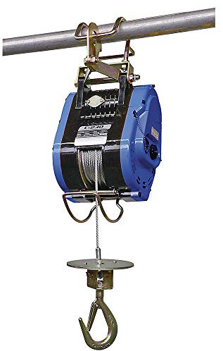 PLANETA H20622 Bauseilwinde, TYP BW-300, Tragfähigkeit in allen Seillagen 300 kg, Seilgeschwindigkeit 9 - 13m/min., 24 m Hubhöhe, 230 V