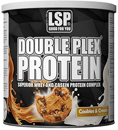 LSP Double Plex Protein Cookies and Cream, 1er Pack (1 x 750 g)