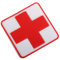 Genérico B0JO Red Cross armband, Acrylic, rot