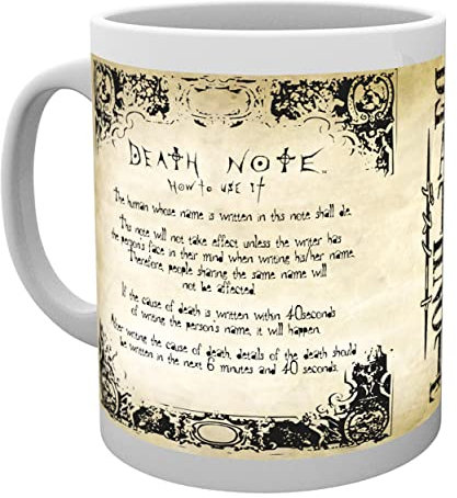 GB Eye Limited GB Eye Death Note, Rules, Tasse, Keramik, Weiß, 1.25 picometer